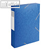 Dokumentenbox CARTOBOX, DIN A4, Karton 500 my, R?ckenbreite 60 mm, blau, 16005H