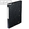 Dokumentenbox CARTOBOX, DIN A4, Karton 500 my, R?ckenbreite 40 mm, schwarz