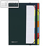 PAGNA Ordnungsmappe Deskorganizer, 7 F?cher, Karton, schwarz, 44171-04