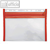 Veloflex Rei?verschlusstasche VELOBAG XXS, DIN A5, Timerlochung, PP, rot,4350020