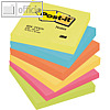 Post It Haftnotizen 76 x 76 mm | Activ Collection (6 Farben/6 Blöcke)