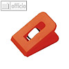 Briefklemme SIGNAL 1, 25 x 43 mm, 19 mm Klemmweite, orange, 10 St?ck, 1111-50