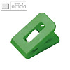 Briefklemme SIGNAL 1, 25 x 43 mm, 19 mm Klemmweite, hellgr?n, 10 St., 1111-17