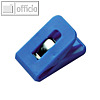 Laurel Briefklemme SIGNAL 1, 25 x 43 mm, 19 mm Klemmweite, blau, 10 St., 1111-30