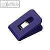 Briefklemme SIGNAL 1, 25 x 43 mm, 19 mm Klemmweite, violett, 10 St., 1111-18