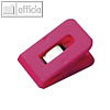 Briefklemme SIGNAL 1, 25 x 43 mm, 19 mm Klemmweite, pink, 10 St?ck, 1111-40