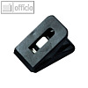 Briefklemme SIGNAL 1, 25 x 43 mm, 19 mm Klemmweite, schwarz, 10 St?ck, 1111-11