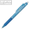 Pilot Tintenroller FRIXION Ball CLICKER 05, 0.25 mm, hellblau, 2275010