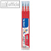 Pilot Ersatzmine f?r Tintenschreiber, Strichbreite 0.25 mm, rot, 3er Set, 422843