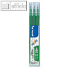 Pilot Ersatzmine f?r Tintenschreiber, Strichbreite 0.35 mm, gr?n, 3er Set,356087