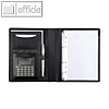 Alassio Ringbuchmappe BENACO I, DIN A5, Nappaleder, Rechner, schwarz, 30007-1