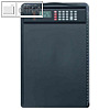 Alassio Klemmbrett "BLACK", DIN A4, mit abnehmbarem Rechner, schwarz, 85