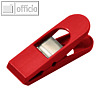 Laurel Briefklemmer BIG PEG, 33 x 120 mm, rot, 4 St?ck, 1176-20