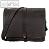Pride & Soul Umh?ngetasche Mr. LIAM, Laptopfach, Leder, braun, 47145