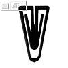 Laurel B?roklammer Kunststoffklips, dreieckig, 110mm, schwarz, 10 St?ck, 9988-11