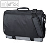 Lightpak Messengerbag WAVE, Polyester, schwarz/grau, 46069