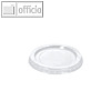Papstar Deckel f?r Dressingschalen, PS, ? 6.7cm, H 1cm, klar, 2.000 St., 16523