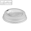 Papstar Dom-Deckel f?r Kaffeebecher "To Go", ? 9 cm, wei?, 1.000 St., 14775