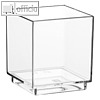 Fingerfood-Schalen eckig, 55 ml, 4.7 x 4.2 x 4.2 cm, glasklar, 270 St., 10524