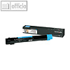 Lexmark Toner für C950de, ca. 24.000 Seiten, cyan, C950X2CG