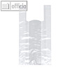 Papstar Hemdchen-Tragetaschen, HDPE, 48x22x12 cm, transparent, 2.000St., 12340