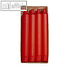 Kronkerzen, ? 2.4 cm, H 20 cm, aus 100 % Stearin, rot, 10 x 8 St?ck, 17921