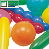 Papstar Luftballons "verschiedene Formen", extra gro?, sortiert, 375 St., 18668