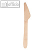 Papstar Einwegmesser, Holz "pure", 16.5 cm, 400 St?ck, 81190