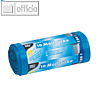 Papstar M?lls?cke, 120 Liter, 110 x 70 cm, 43 my, blau, 9 x 10 St?ck, 12122