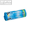 Papstar M?lls?cke, 60 Liter, 85 x 60 cm, 43 my, blau, 90 St?ck, 12330