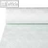 Papstar Papiertischtuch mit Damastpr?gung, 25 m x 1 m, wei?, 10er-Pack, 12541