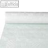 Papstar Papiertischtuch Damastpr?gung, 10 m x 1 m, wei?, 25er-Pack, 12540