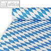 Papstar Papiertischtuch "Bayrisch Blau", 50 m x 1 m, Damastprägung, 5 St., 12544