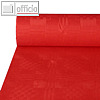 Papstar Papiertischtuch Mit Damastprgung Rot rot