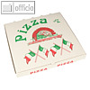 Papstar Pizzakartons "Italienische Flagge", Cellulose, 33x33x4 cm, 50St., 15200