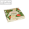 Pizzakartons "pure", 24 x 24 x 3 cm, Cellulose, lebensmittelecht, 100 St?ck