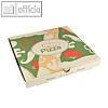 Pizzakartons "pure", 26 x 26 x 3 cm, Cellulose, lebensmittelecht, 100 Stück