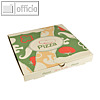 Pizzakartons "pure", 26 x 26 x 3 cm, Cellulose, lebensmittelecht, 100 St?ck