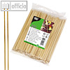 Papstar Schaschlikspie?e "pure", Holz, ? 5 mm, L 40 cm, 2.000er-Beutel, 16629