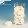 Papstar Schwimmkerzen, ? 4.5 cm, H 3 cm, creme, 10x 10 St?ck, 13787