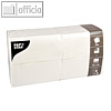 Papstar Servietten, 1-lagig, 1/8-Falz, 33 x 33 cm, wei?, 5.000er-Pack, 16109