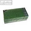Papstar Servietten, 3-lagig, 1/4-Falz, 33 x 33 cm, dunkelgr?n, 1.000 St?ck,89644