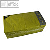 Papstar Servietten, 3-lagig, 1/4-Falz, 33 x 33 cm, olivgr?n, 1.000 St?ck, 81657