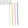 Papstar Spaghettikerzen, ? 3 mm, H 16.5 cm, farbig sortiert, 24x 18 St?ck, 14942