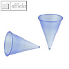 Papstar Spitzbecher, PP, 115 ml, ? 7.03 cm, 9.5 cm hoch, blau, 5.000 St., 19618