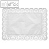 Papstar Spitzenpapiere, eckig, 45 cm x 32 cm, weiß, 2.000er-Pack, 12299