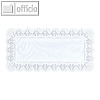 Papstar Spitzenpapiere, eckig, 34 cm x 17 cm, weiß, 2.000er-Pack, 18760