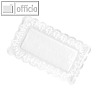 Papstar Spitzenpapiere, eckig, 30 cm x 18 cm, wei?, 2.000er-Pack, 12297
