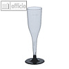 Papstar Sekt-Stielgl?ser (Oberteile), 0.1 l, ? 5 cm, 350 St?ck, 12186