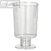 Papstar Stiel-Gläser für Schnaps, 4 cl, Ø3.8 cm, PS, glasklar, 480 Stück, 12035